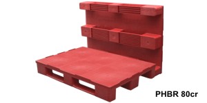 Hygienic plastic pallets with closed deck 1200x800, pallets for pharmacy